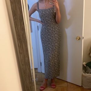 Stunning vintage floral maxi dress